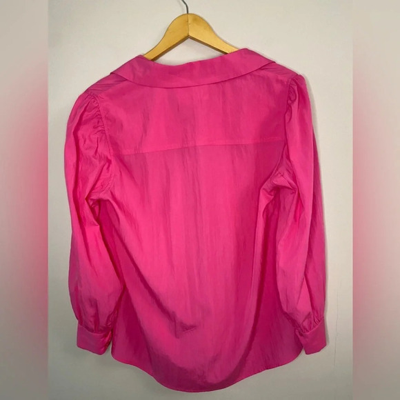 ba&sh Prasil Fuchsia Button Up Shirt - Picture 8 of 11
